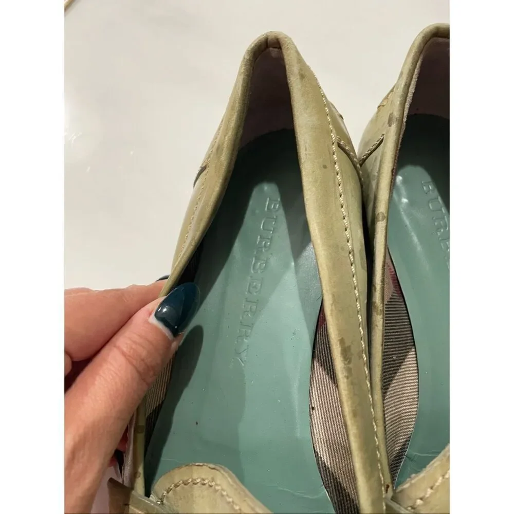 Burberry Tassel leather loafers size 38.5 - Picture 2 of 8
